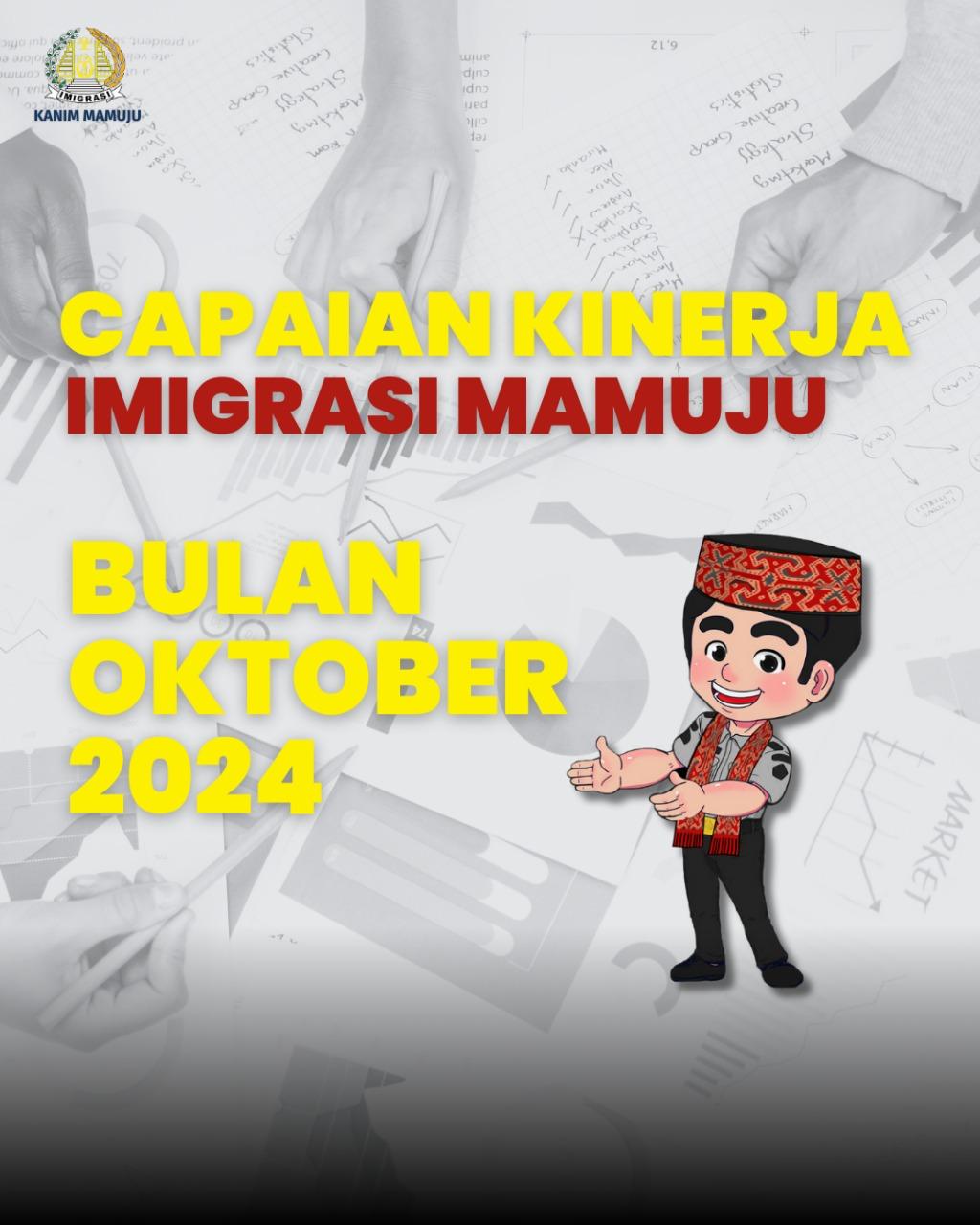 Capaian Kinerja Kantor Imigrasi Mamuju Bulan Oktober 2024