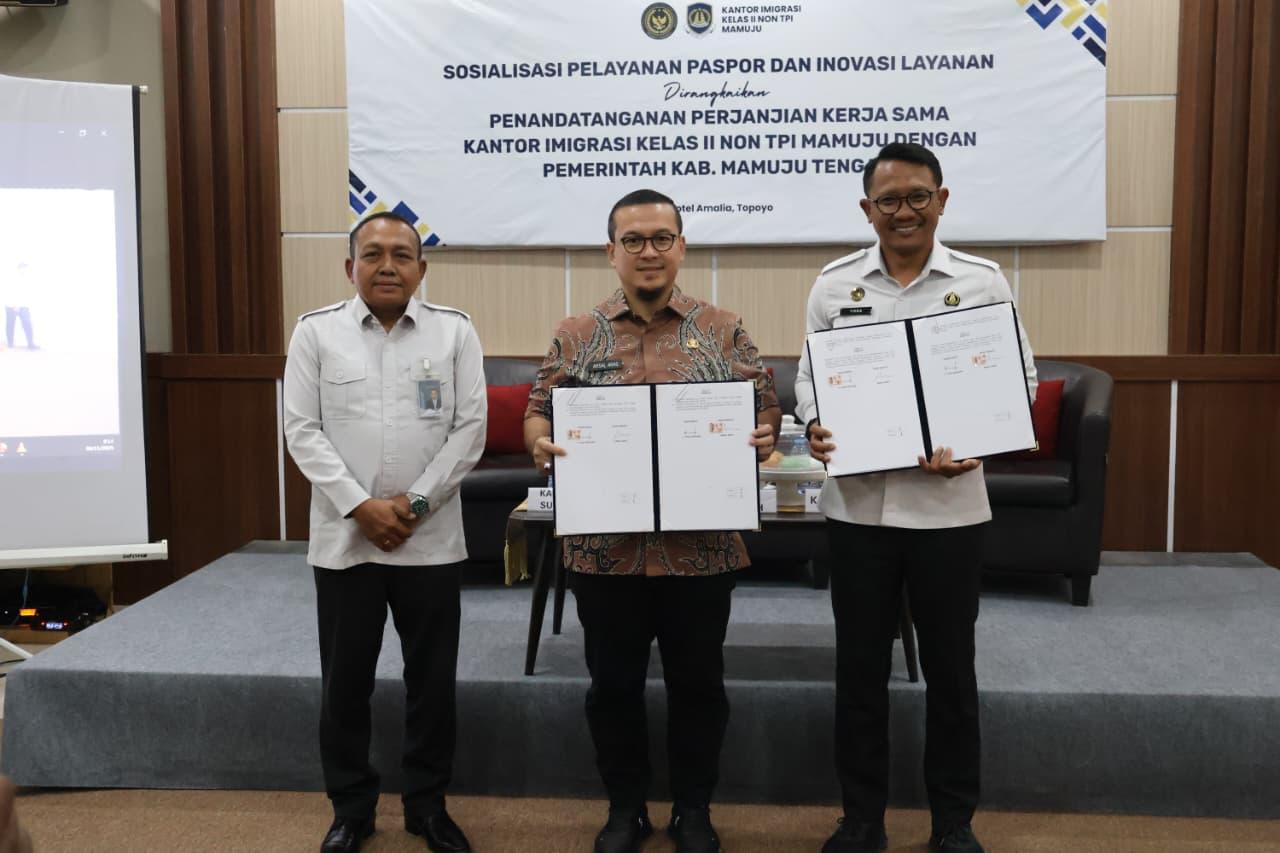 Dekatkan Layanan, Kantor Imigrasi Mamuju Jalin Kerja Sama dengan Pemerintah Kabupaten Mamuju Tengah